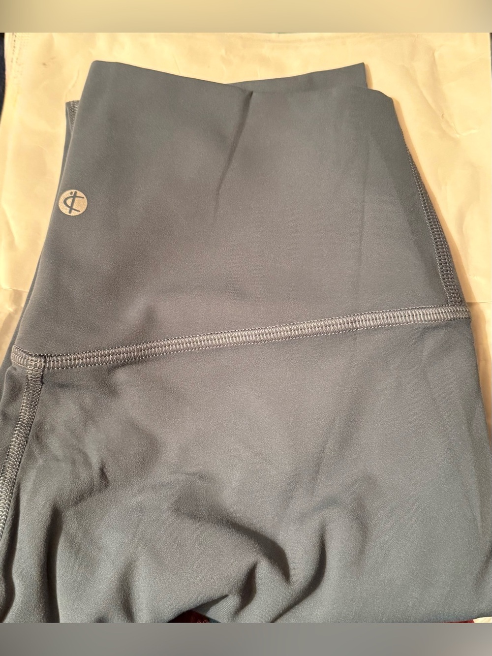 Dreamlux High Waisted No Front Seam 28" Full Length Workout Legging/Dark Jasper